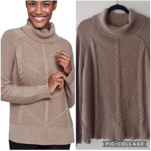 United by Blue 100% Organic Cotton Cable Knit Coastal Grandma Sweater XL